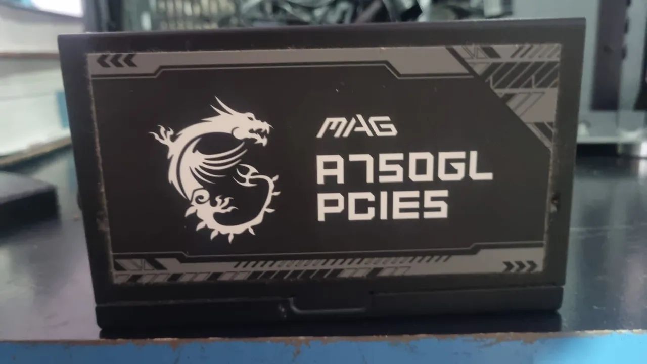 VENDO FONTE MSI MAG A750GL - 750W | 80 Plus Gold | Modular