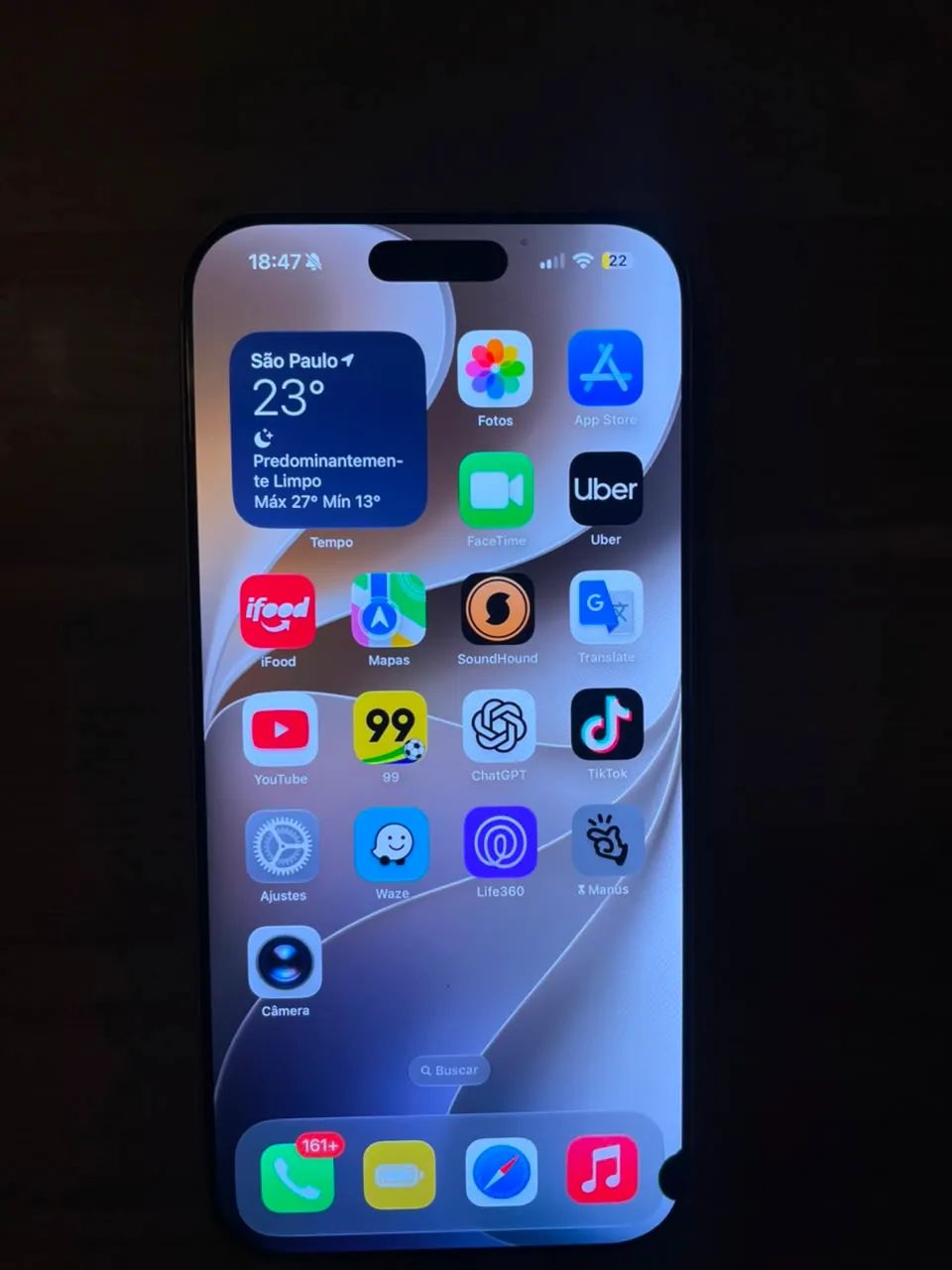 iPhone 17 pro Max 256 silver no estado! - Foto 2