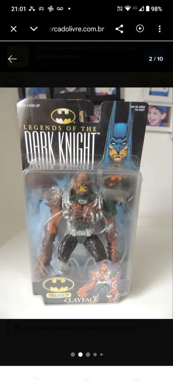 Clayface Batman Legends Dark Knight Kenner Dc Comics - Foto 3