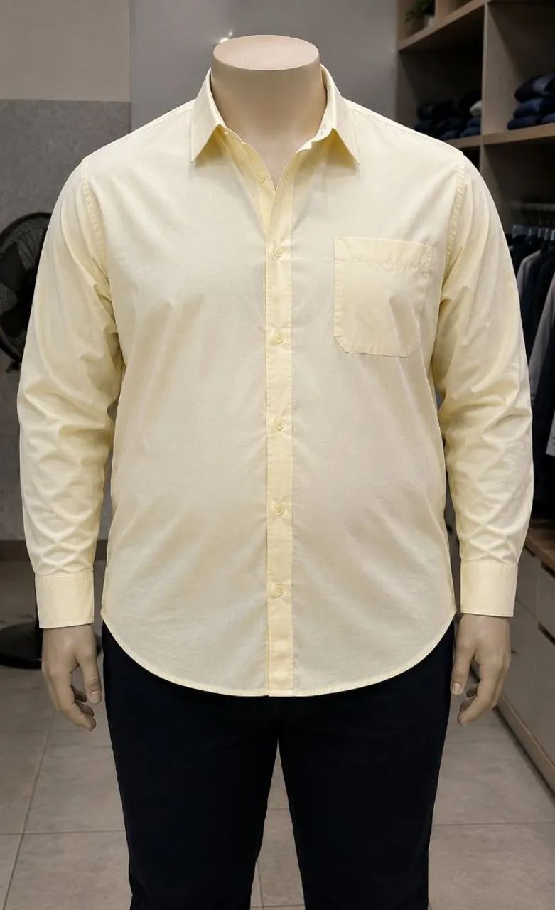 Camisa social  semi nova plus size GG 