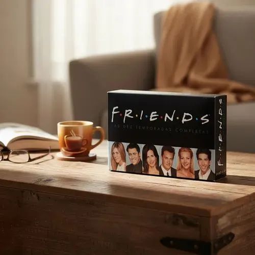 Box DVDs coleção Friends completo