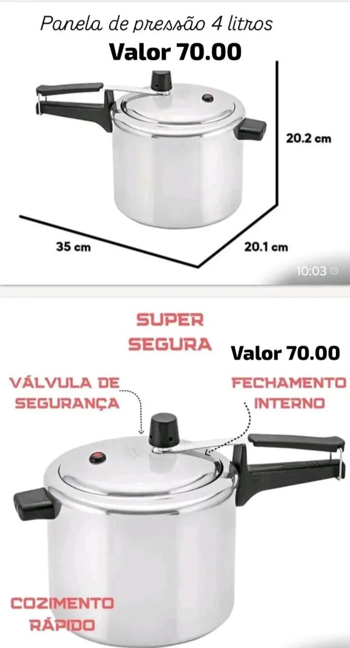 Panela de pressão  - Foto 2