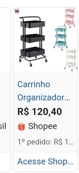 Carrinho auxiliar de cílios