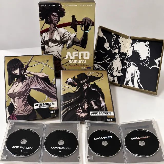 Box Afro Samurai 4 Discos - Capas e Estojos para Coleção