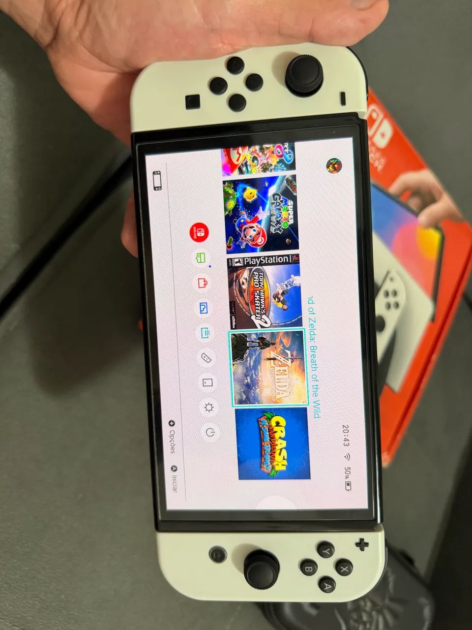 Switch Oled desbloqueado 128gb - Foto 5