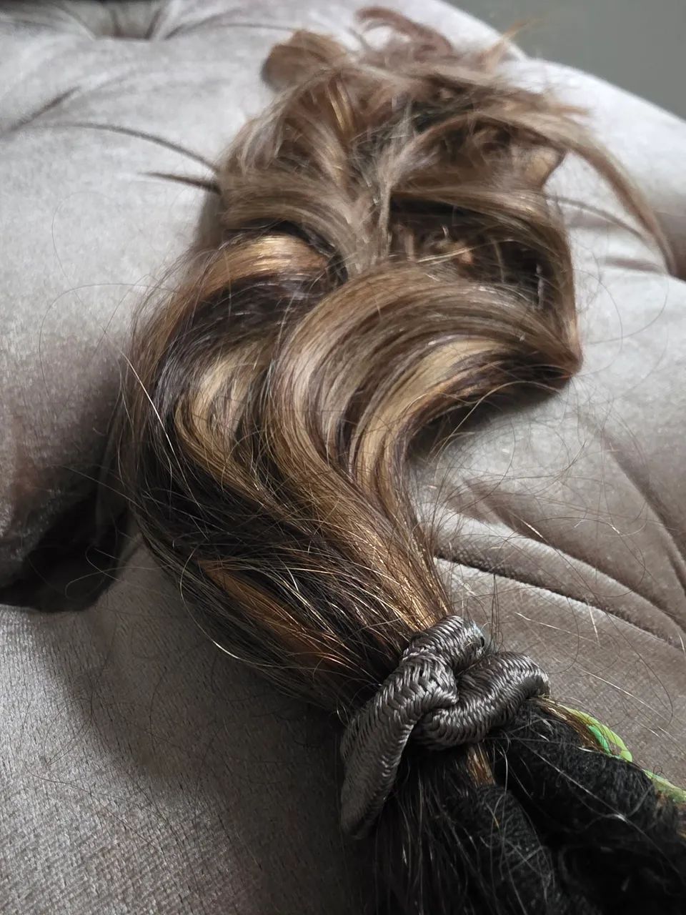 Mega Hair Ondulado 100% Humano - Comprimento médio Natural - Foto 5