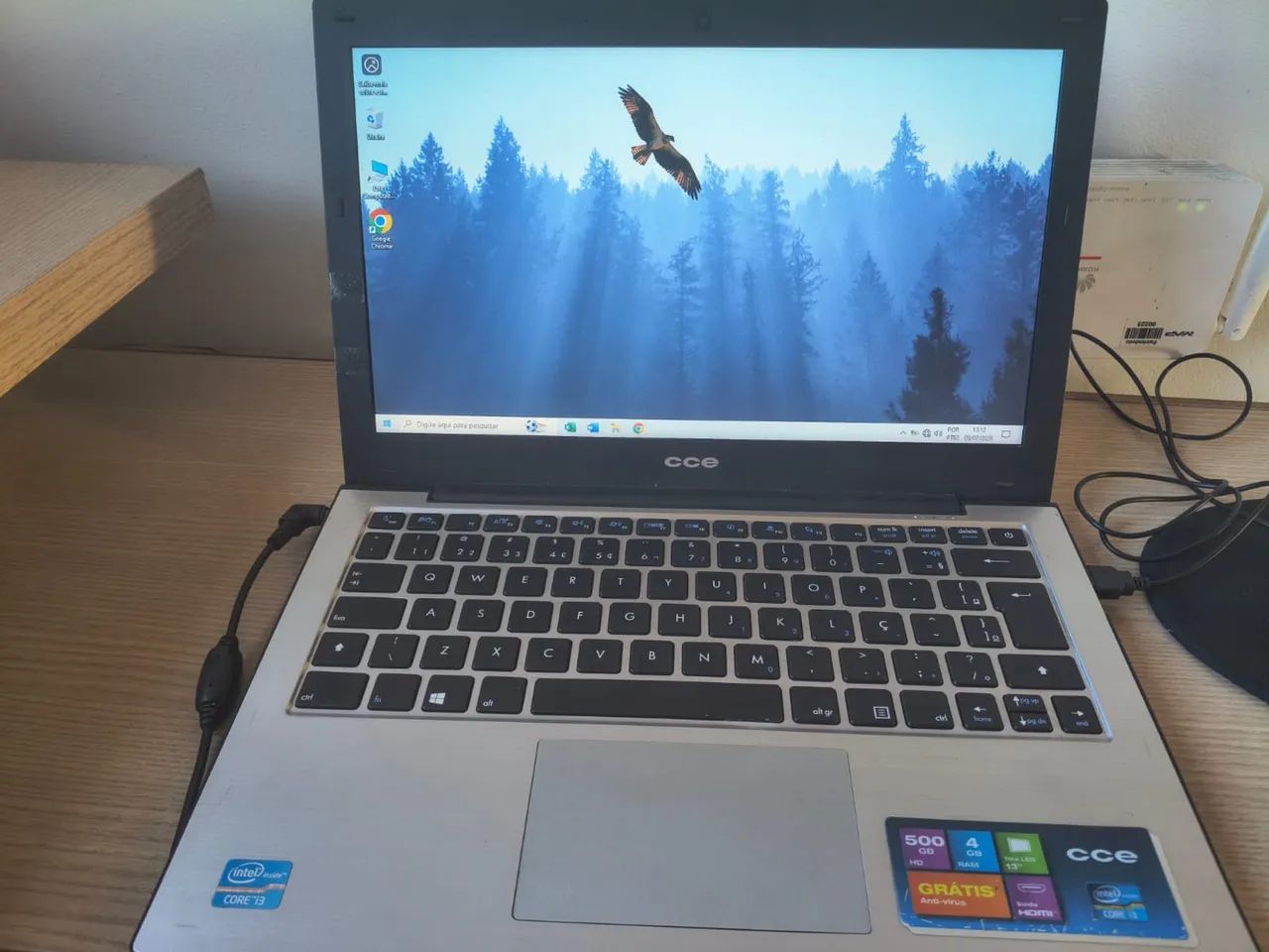Notebook CCE I3 4Gb RAM 500Gb 