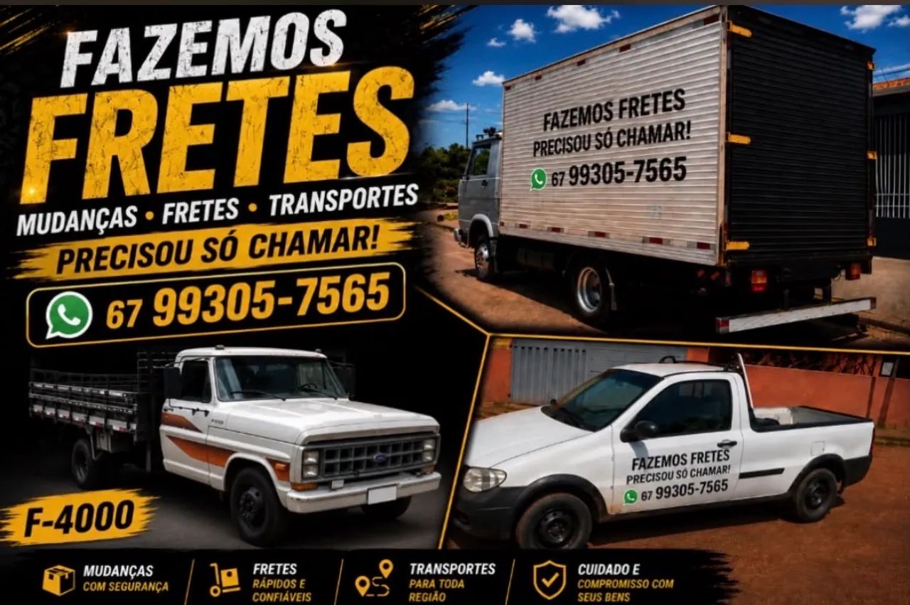 Fazemos frete 