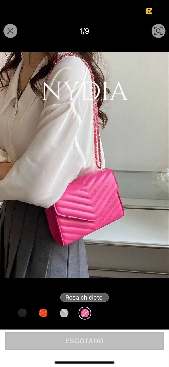 bolsa rosa
