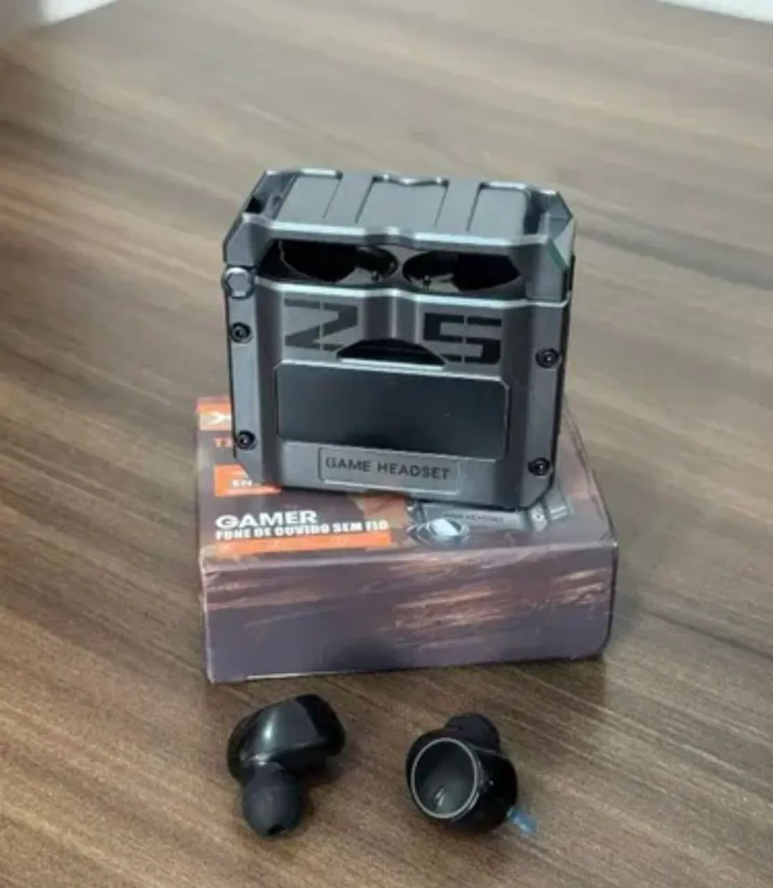 Fone Bluetooth Gamer TWS com Display Digital e Case Premium - Foto 3