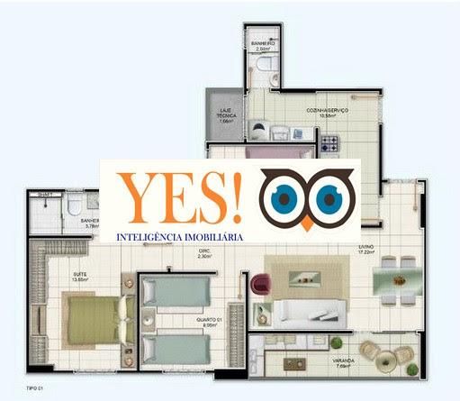 Apartamento 3/4 para Venda no DOM Vertical - Santa Monica - Foto 4