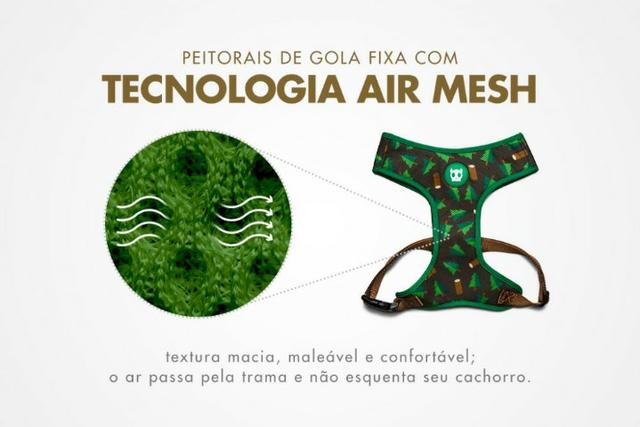 Peitoral Mesh Plus Zee Dog - Estampa Maui - Tamanho G - Foto 4