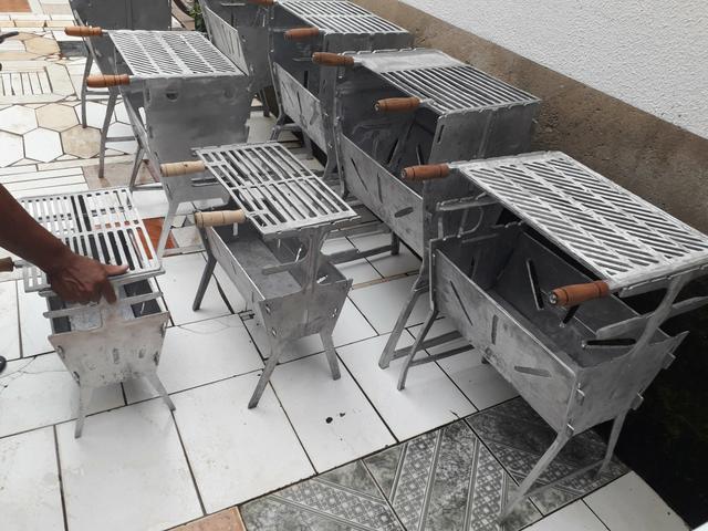 CHURRASQUEIRA de alumínio BATIDO