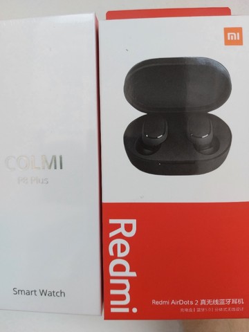 Black Friday 30% Off  Smartwatch Colmi P8 Plus 1,69 pol. + Fone Redmi Air Dots 2+ Cabo USB - Foto 4