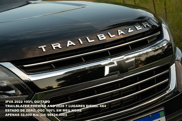 Trailblazer Premier 2020 Diesel Nota Fiscal na Garantia ate 06-2023 Toda Original  - Foto 2