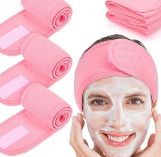 0Faixa Protetora Com Velcro para Maquiagem Skin Care Designer de Sobrancelhas