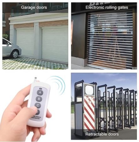 Controle Remoto 4ch 433mhz Antena Longo Alcance 1000m COD-CP639 Automação  - Foto 3