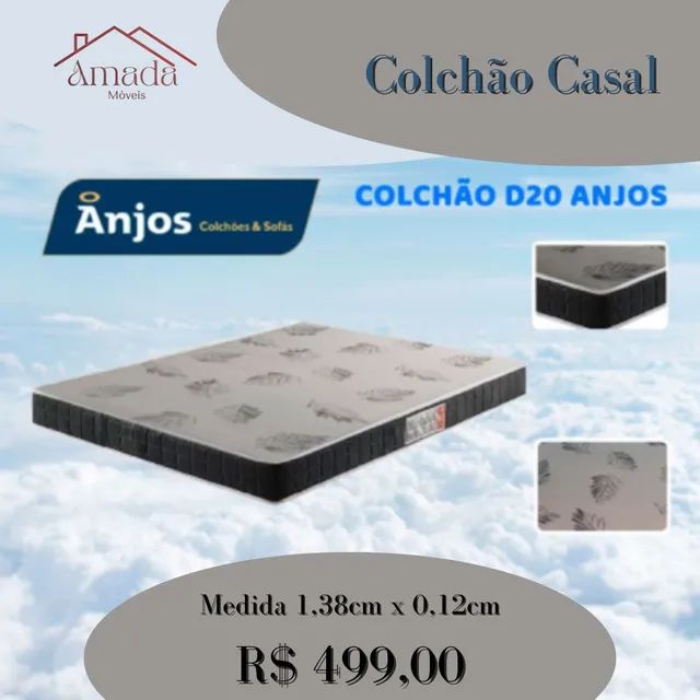 cama box conjugada casal espuma apenas 599,00 , Entrega  em 3 dias  - Foto 5