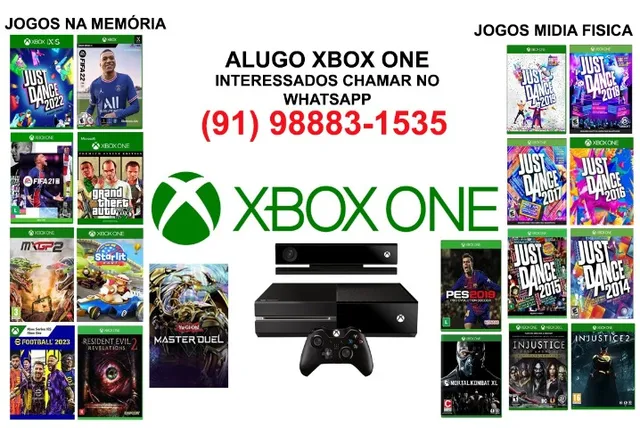 Aluguel de Xbox One S: a partir de