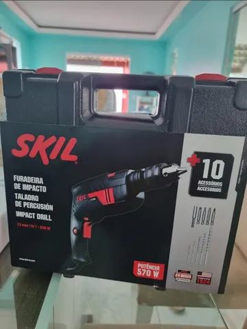 Furadeira de Impacto Skil 570W Mandril de 1/2" - Foto 3