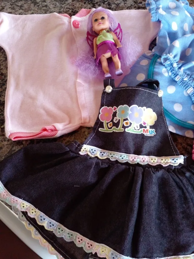 Lote Roupas Roupinhas Boneca Barbie, Comprar Moda Infantil