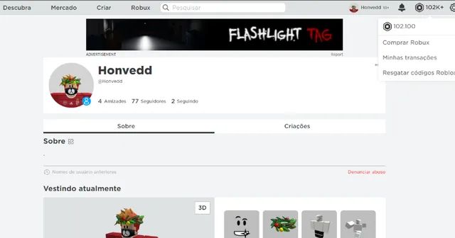 Conta de Roblox com mais de 100.000 robux - Videogames - Capão