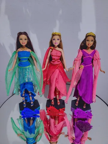 Fantasia Barbie Princesa Pop Star Infantil Com Coroa