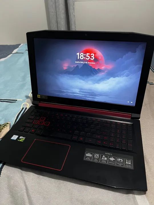 Vendo notebook gamer Acer nitro 5 