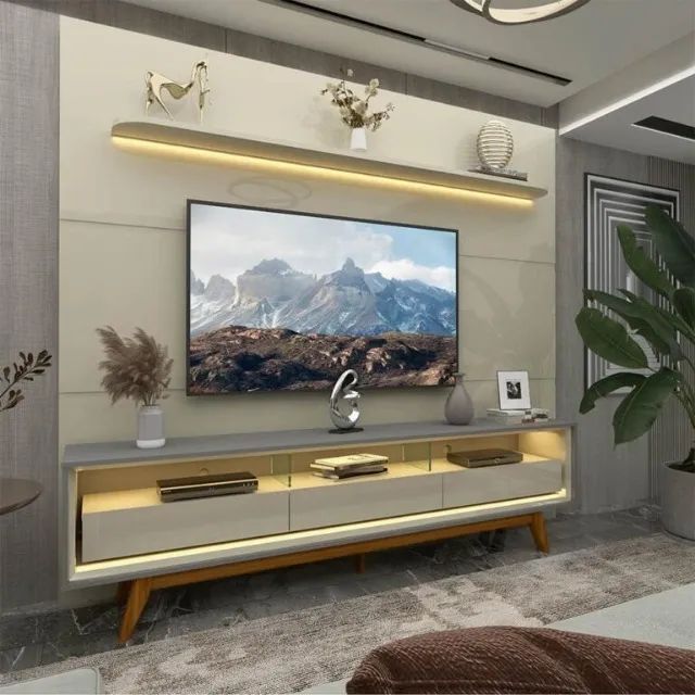 *Painel Royal 2,20 + Rack Requinte 212 - Foto 2