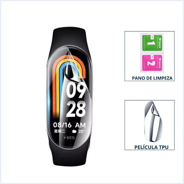 Película para Mi Band Flexível resistente à água todos os modelos da xiaomi - Foto 2