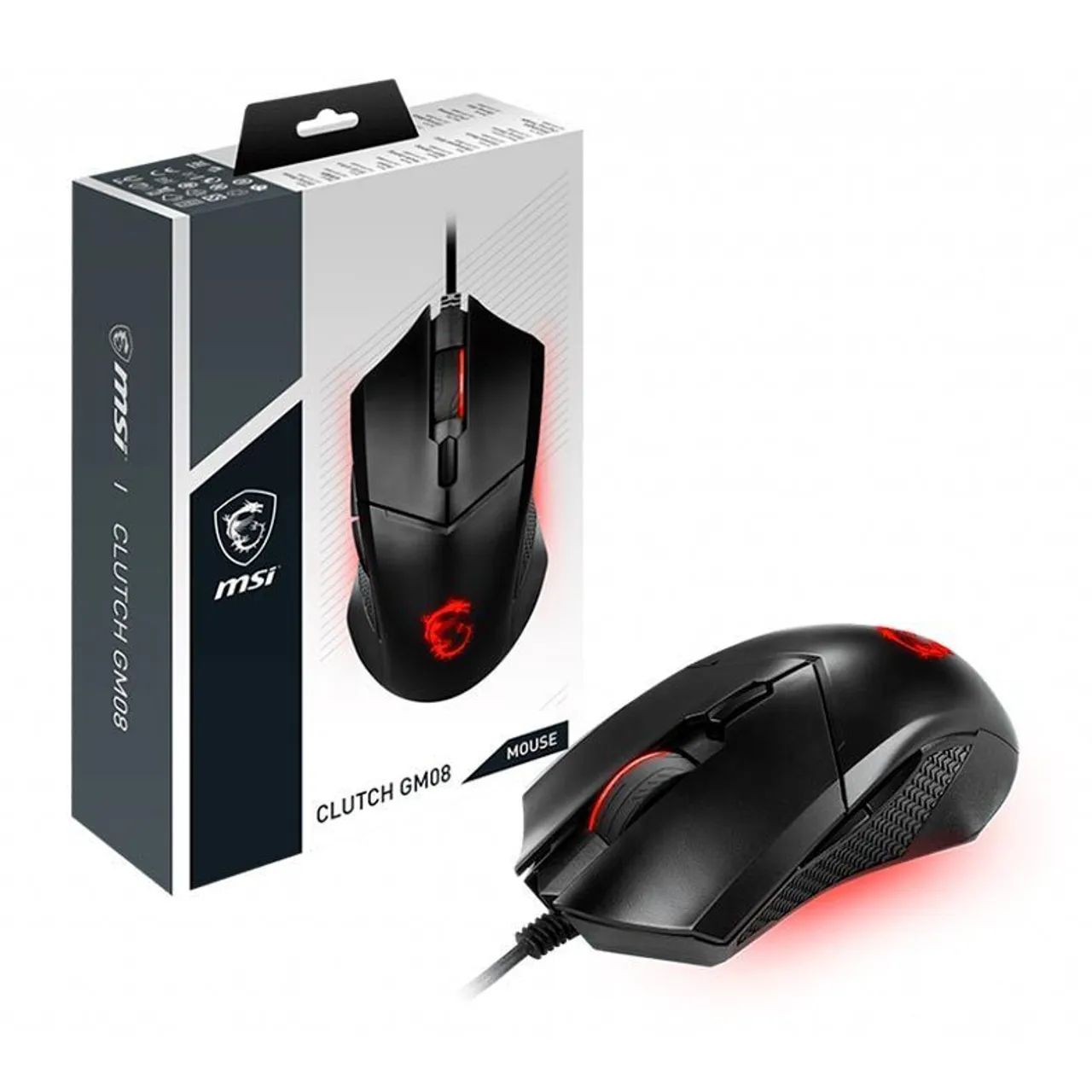 Mouse Gamer MSI Clutch GM08 - Preto