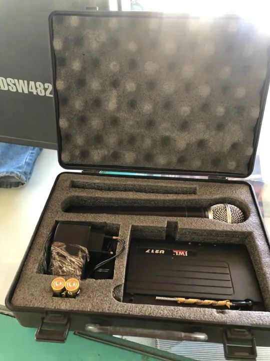 Kit Microfone Profissional Sem Fio De Mão Longo Alcance  - Foto 2