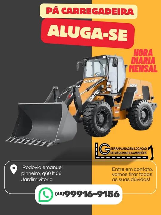 Aluga-se Escavadeira pc  Retroescavadeira mini  pá carregadeira bobcat limpeza  - Foto 5