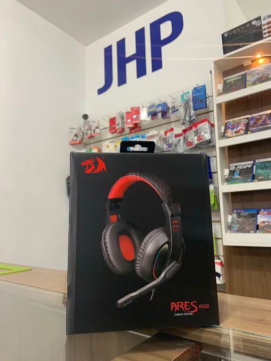 Headset Gamer Redragon Ares - Loja Fisica - Parcelamos sem juros