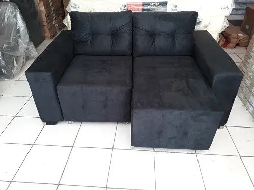 Sofá Retrátil 2lugares c/Almofadas-NOVO
