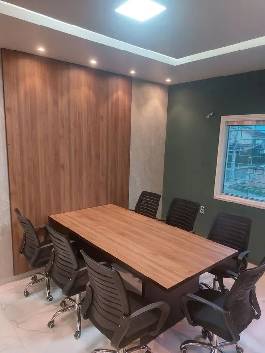 MDF Meeting Table – Excellent for Offices! With Panel