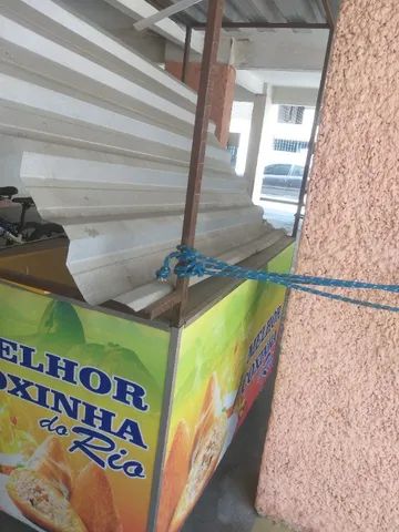 Barraca c rodas tipo carrocinha p coxinhas, 