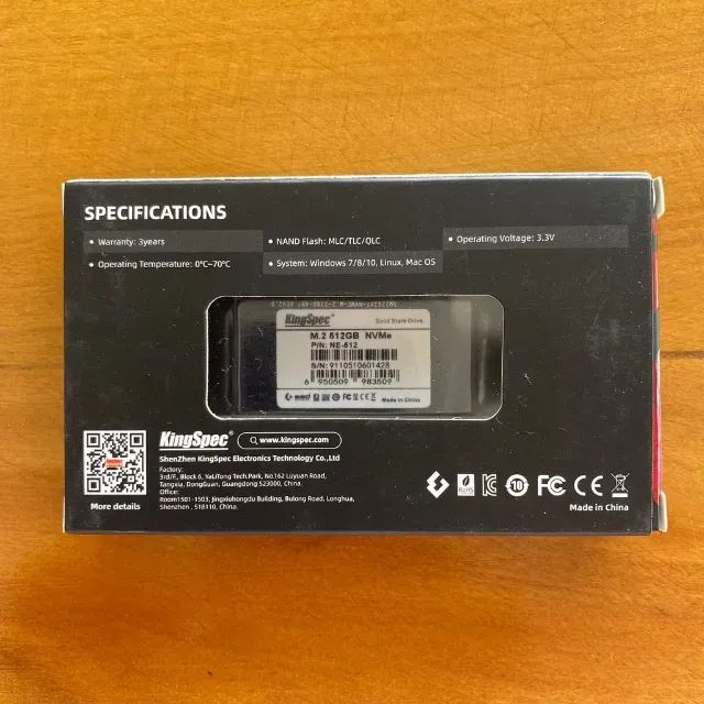 SSD NVME KingSpec 500GB M.2 - Foto 3