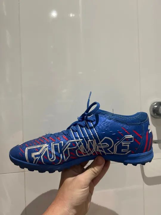 Chuteira Puma Future Z 4.2 TT PS Society Azul