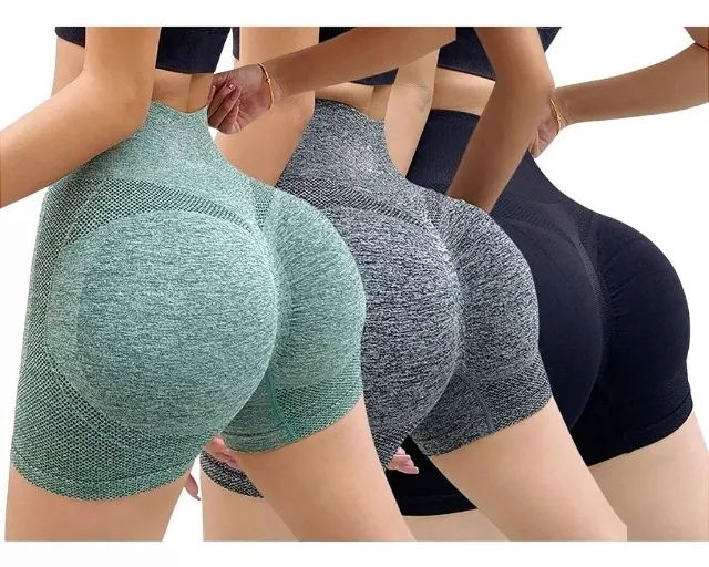 Shorts Feminino Esportista Levanta Bumbum Academia Yoga Fitnes - Foto 2