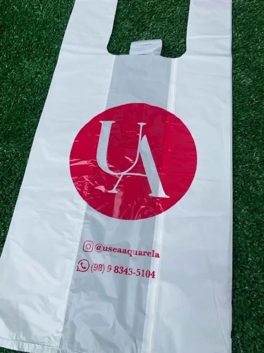 Sacola alça camiseta personalizada com sua logomarca! - Foto 3