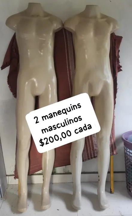 2 Manequins Masculinos para Loja