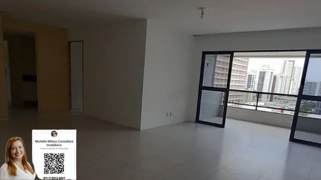 MT - Apartamento para venda possui 158 m2 com 4 quartos em Boa Viagem - Recife - PE