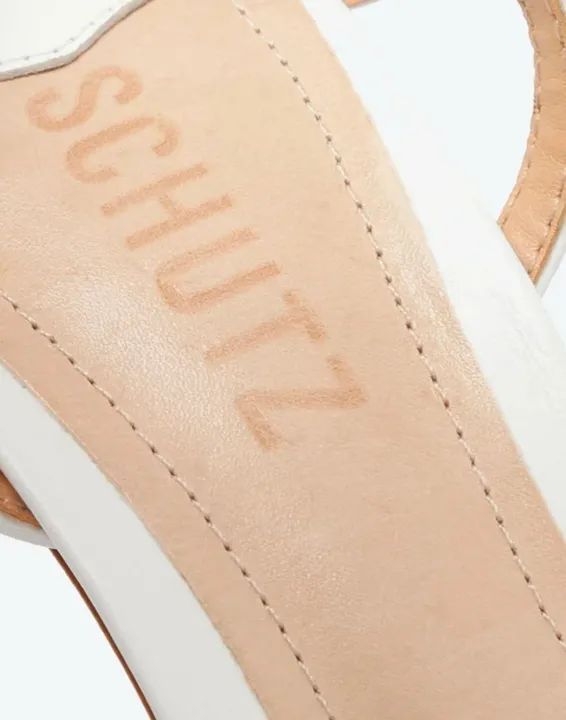 Sandália Schutz Branca - Tamanho 38 - Foto 3