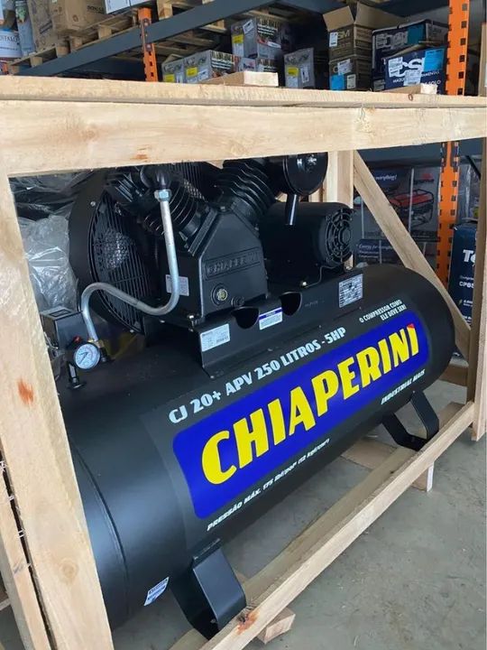 Compressor de ar 250L 20+APV motor 5hp 220/380V IP21 20+APV Trifasico - Chiaperini(Loja) - Foto 3