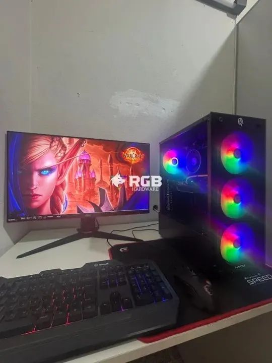 Computador Gamer Novo Completo Roda Tudo 1 Ano de garantia