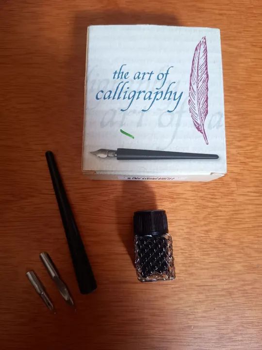 Kit de Caligrafia Antigo - Foto 2