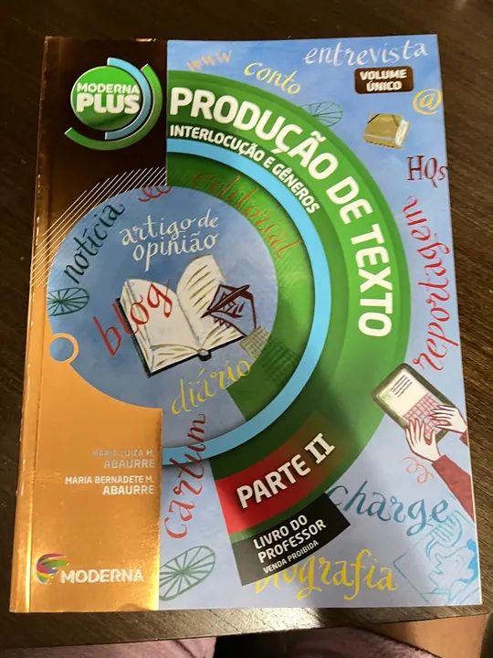 Livros Didáticos Produção de Texto Moderna - Foto 4