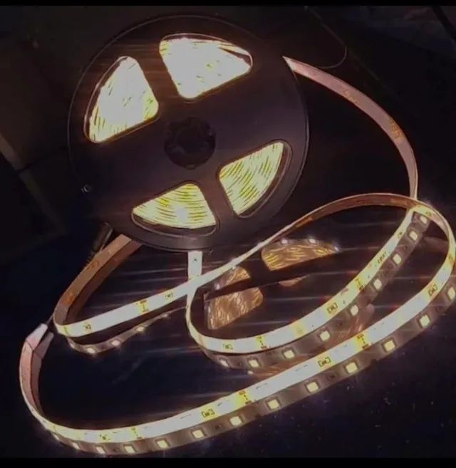 Fita Led branca quente 5 metros  - Foto 4