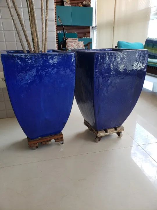 Vaso vietnamita azul - Foto 3